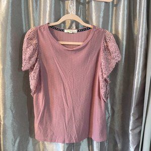 Rewind Brand - Medium, Rose colored ,dressy t-shirt